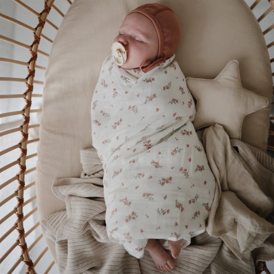 Pink muslin swaddle online