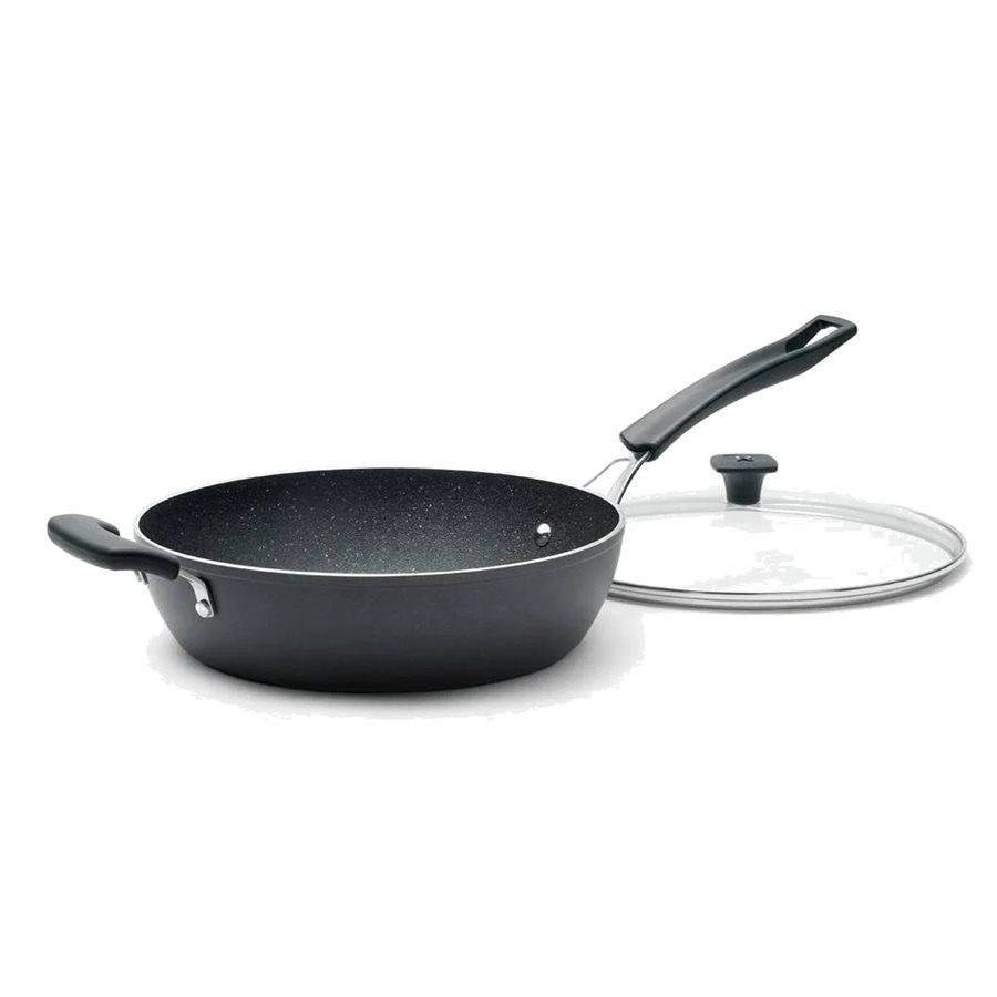 Ricardo The Rock Non-Stick Frying Pan With Lid (11po)