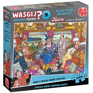 Puzzle 1000 Pieces Wasgij Cambriolage Du Train