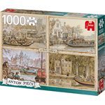 1000 Pcs Canal Boats