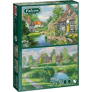 2x500 Pcs Riverside Cottages