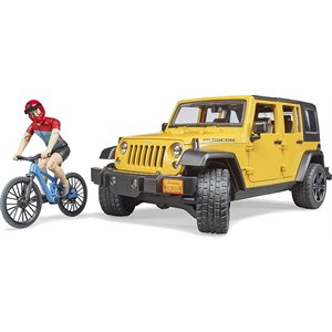 Jeep Wrangler Rubicon W Mountain Bike And Figure