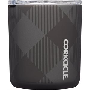 Buzz Tasse 12oz Buffalo Plaid Grey