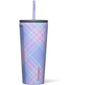 Cold Cup 24oz Springtime Plaid