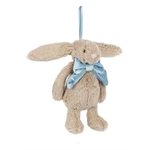 Bashful Beige Bunny Ornament