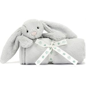Timide Gris Doudou Lapin