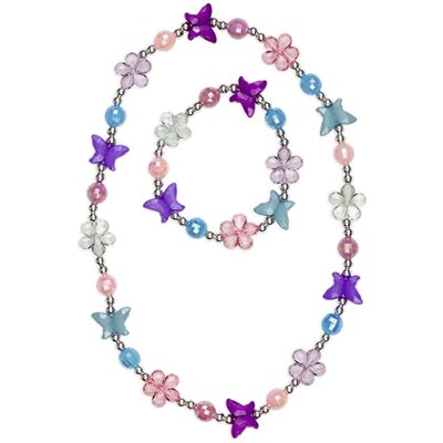 Flutter me by necklace & bracelet set