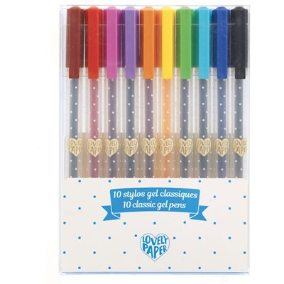 10 Stylos Gel Classique