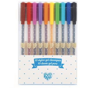 10 Stylos Gel Classique