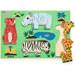 Puzzle Bois Coucou Tigre 12 Mcx