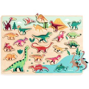 Puzzle Bois Puzzlo Dino 22 Mcx