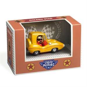 Voiture Crazy Motors Etoile Dore
