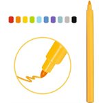 10 Feutres Pointe Fine Arc-En-Ciel