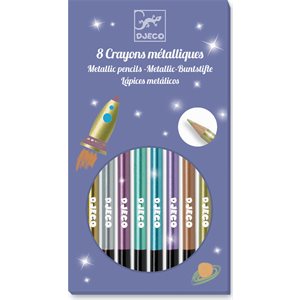 8 Metallic Pencils