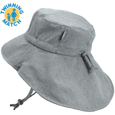 Children's Water Repellent Hat - Grey (Size Large) Children's Water Repellent Hat - Grey (Size Large)