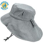 Children's Water Repellent Hat - Grey (Size Large)
