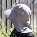 Children's Water Repellent Hat - Grey (Size Large)