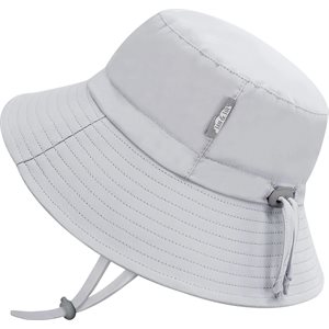 Chapeau Bucket De Coton Grey