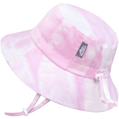 Chapeau Bucket De Coton Pink Tie-Dye Chapeau Bucket De Coton Pink Tie-Dye