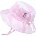 Chapeau Bucket De Coton Pink Tie-Dye Chapeau Bucket De Coton Pink Tie-Dye