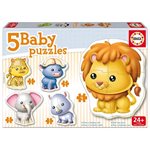C-T 3-4-5 Pieces Bebe Animaux Sauvage