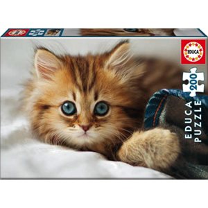 Puzzle 200 Pieces, Chaton