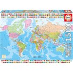 Puzzle 1500 Pieces Carte Du Monde Politique Puzzle 1500 Pieces Carte Du Monde Politique