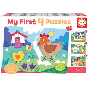 Puzzle 5-6-7-8 Pieces Ferme Mamans Et Bebes