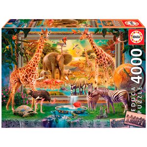 Puzzle 4000 Pieces Rtour De La Savane