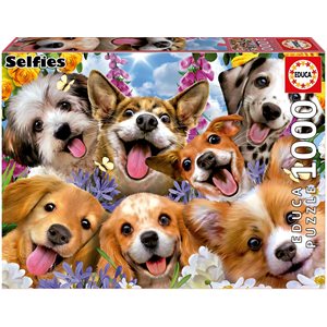 Puzzle 1000 Pieces, Selfie De Chiots