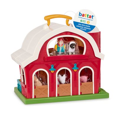 Battat Grande Ferme Rouge & Figurines