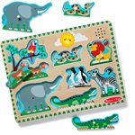 Casse-Tete 8 Pieces Animaux Zoo Sonore