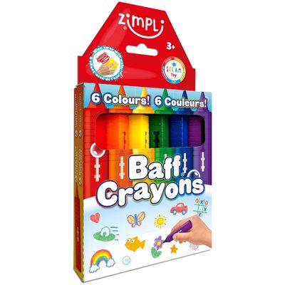 Zimpli Baff Crayons Paquet De 6