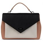 The Amelia - Latte Vegan Leather Handbag