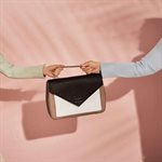 The Amelia - Latte Vegan Leather Handbag
