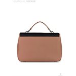 The Amelia - Latte Vegan Leather Handbag