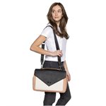 The Amelia - Latte Vegan Leather Handbag