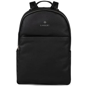 Lambert charles handbag black pebble2