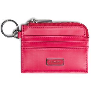 Melody Porte-Cartes En Cuir Vegan (Framboise)