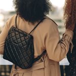 Sac A Dos 2en1 Sadie Noir Matelasse