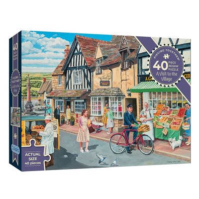 Puzzle 40 Pieces Visite Au Village Puzzle 40 Pieces Visite Au Village