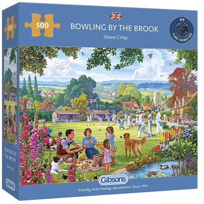 Puzzle 500 Pieces, Bowling By The Brook Puzzle 500 Pieces, Bowling By The Brook