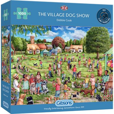 Puzzle 1000 Pieces, The Village Dog Show Puzzle 1000 Pieces, The Village Dog Show