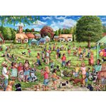 Puzzle 1000 Pieces, The Village Dog Show
