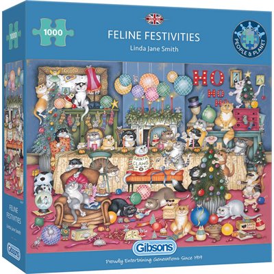 Casse-Tete 1000 Pieces, Feline Festives Casse-Tete 1000 Pieces, Feline Festives