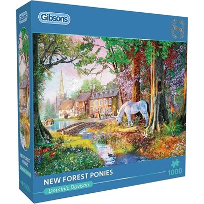 Puzzle 1000 Pieces, New Forest Ponies Puzzle 1000 Pieces, New Forest Ponies