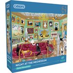 Puzzle 1000 Pieces, Night At The Meowseum