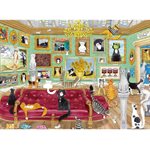 Puzzle 1000 Pieces, Night At The Meowseum