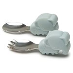 Cuillere / Fourchette Pour Bebe Elephant