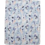 Mousseline Encre Florale